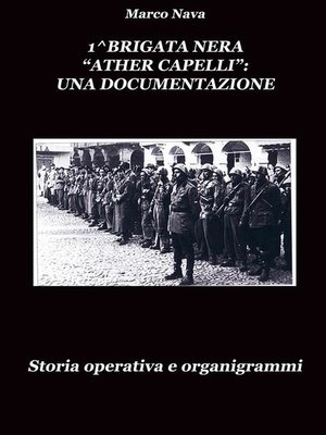 cover image of 1^Brigata Nera "Ather Capelli" Torino--Una documentazione
